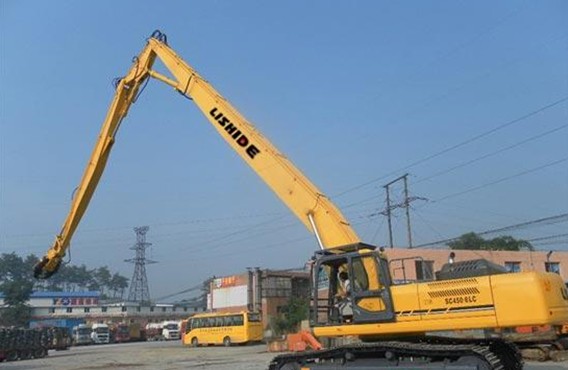 挖掘機拆樓臂、三段式加長臂、挖掘機拆樓臂廠家